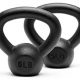 Unipack Powder Coated Solid Cast Iron Kettlebell Weights Set- (5+5 lbs)