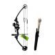 Genesis Archery The Family Bow Kit with Adjustable X Hunting Bow, 4 Easton Arrows, Bow Sight, and Stabilizer for Left Handed Users