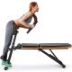 PERLECARE Adjustable Weight Bench for Full Body Workout – All-in-One Durable Exercise Bench Holds up to 772 lbs, Foldable Flat/Incline/Decline Workout Bench with Two Exercise Bands for Home Gym