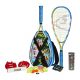 Speedminton S700 Set – Original Speed ​​Badminton/crossminton All-Round Set That Includes 2 Rackets, 5 Speeder Tube, Easy Court, Bag, Blue